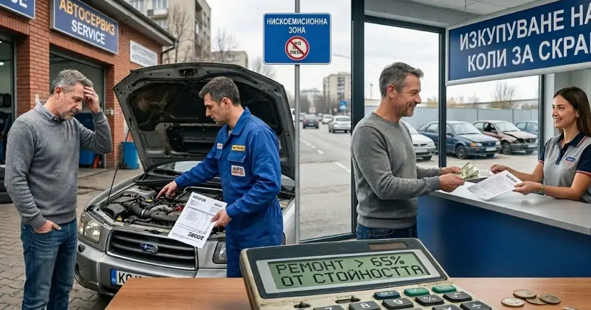 ремонт на двигател или продажба за скрап