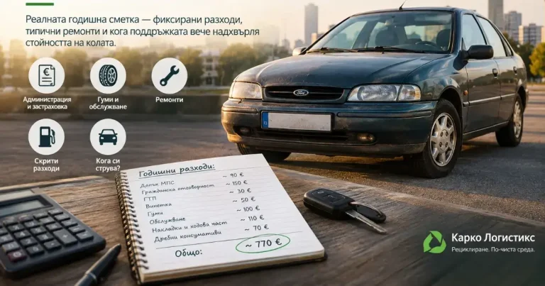 колко струва поддръжката на 20-годишен автомобил